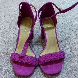 Old Navy Fuchsia Heeled Sandals